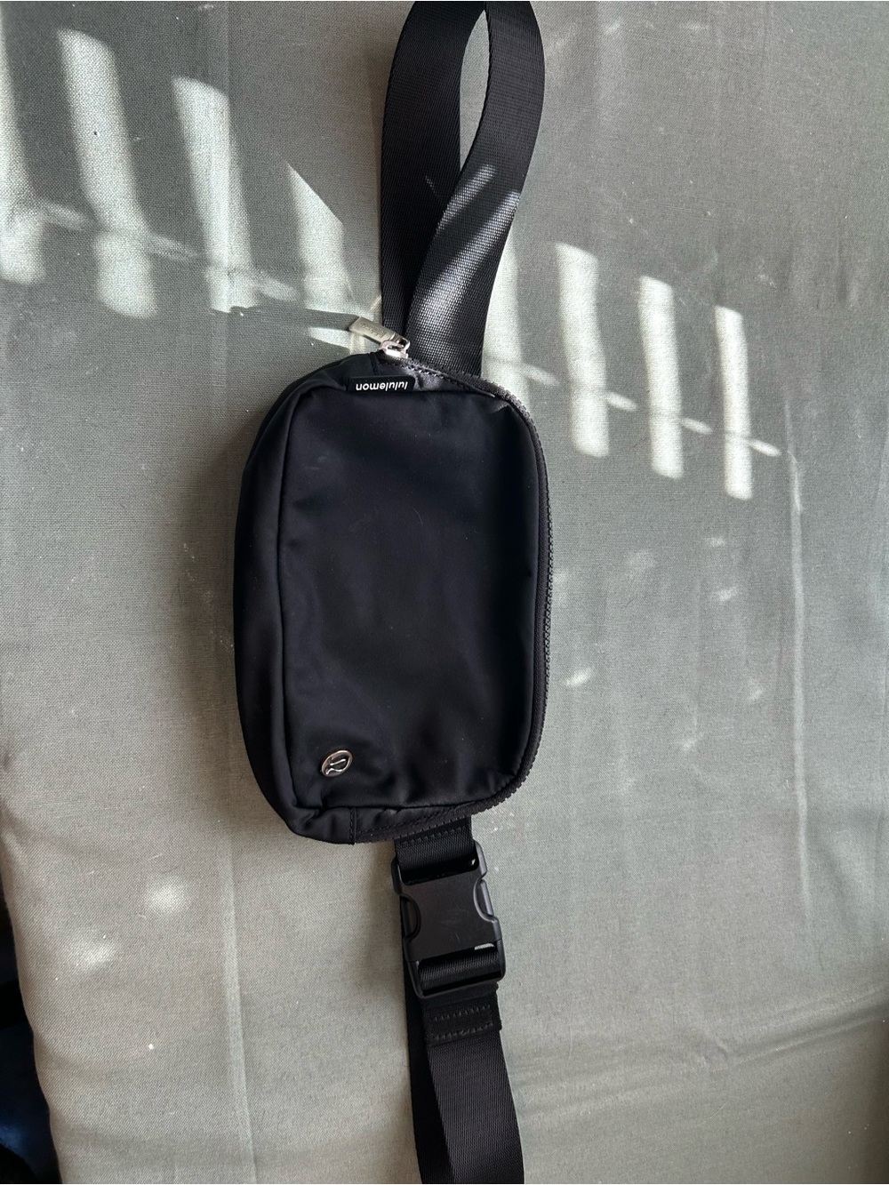 lululemon athletica Black Compact Sling Belt Bag